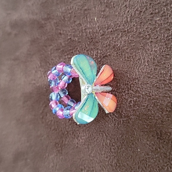Jewelry - Butterfly Ring, Beaded, Stretch